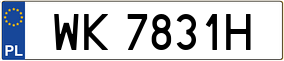 Truck License Plate